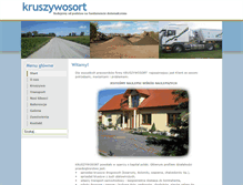 Tablet Screenshot of kruszywosort.pl